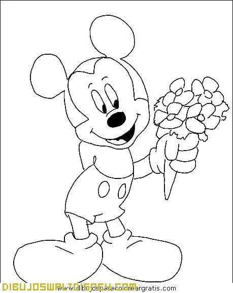 Mickey Mouse para dibujar de amor - Imagui
