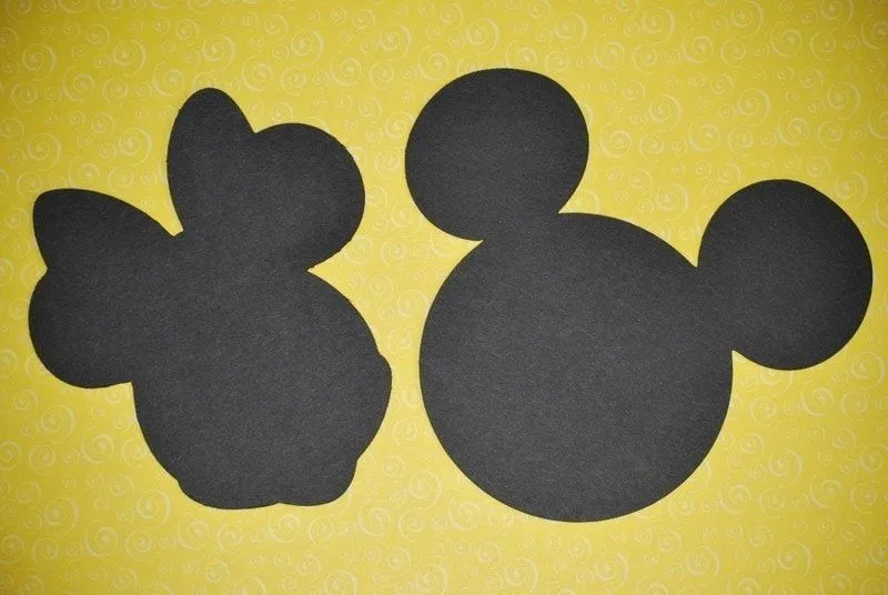 Mickey Mouse silhouette printable - Imagui