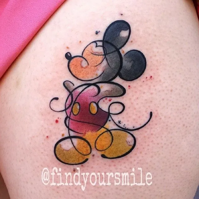 Mickey Mouse Tattoos on Pinterest | Disney Tattoos, Peter Pan ...