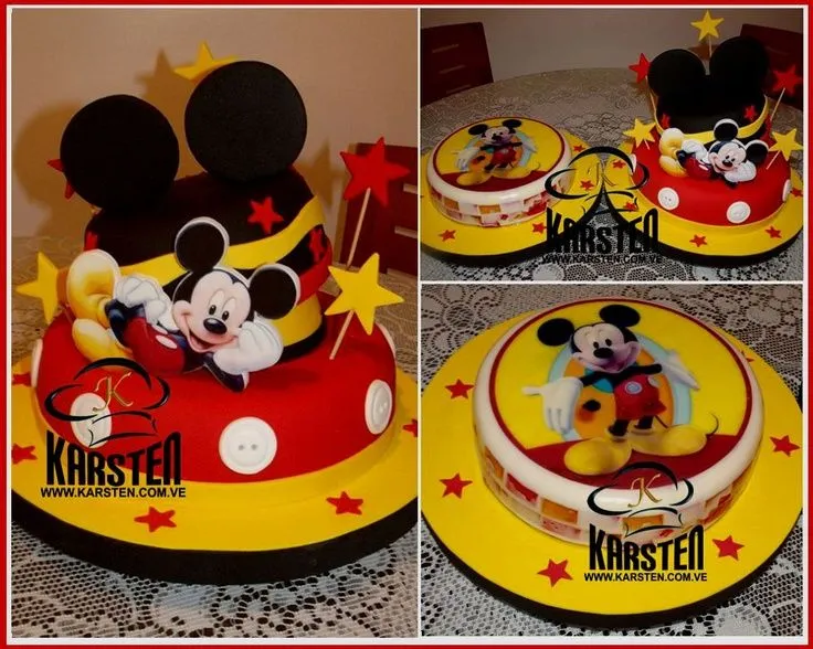 Mickey Mouse. Torta y Gelatina | Ideas for Sebastian's 1st ...