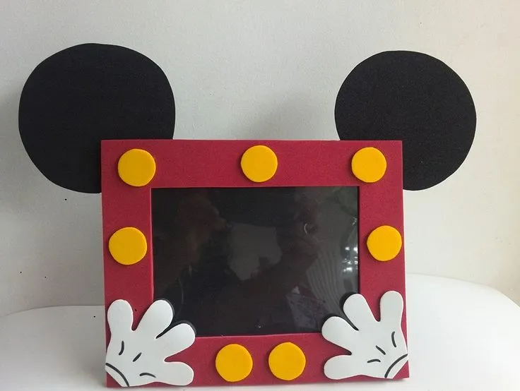 Mickey | Portaretratos con fomi | Pinterest Mickey | Portaretratos con fomi | Pinterest