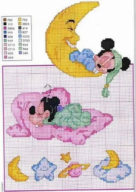 punto cruz mickey (2) | Aprender manualidades es facilisimo.com punto cruz mickey (2) | Aprender manualidades es facilisimo.com