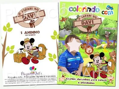 Mickey Safari - colorindo com ~ Plugados Art's - Produtos ... Mickey Safari - colorindo com ~ Plugados Art's - Produtos ...