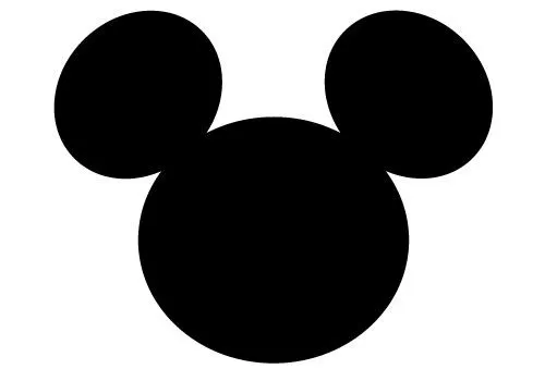 Mickey silueta vector - Imagui