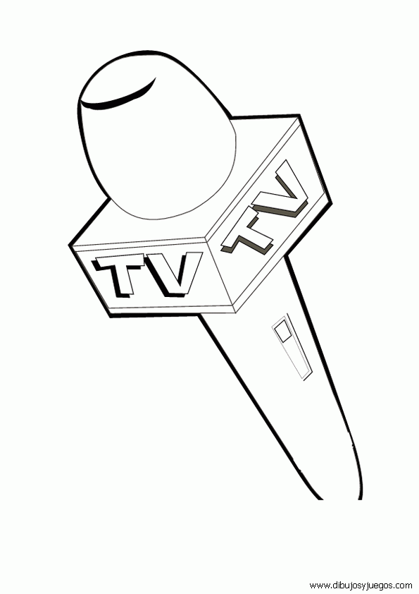 Microfono para colorear - Imagui