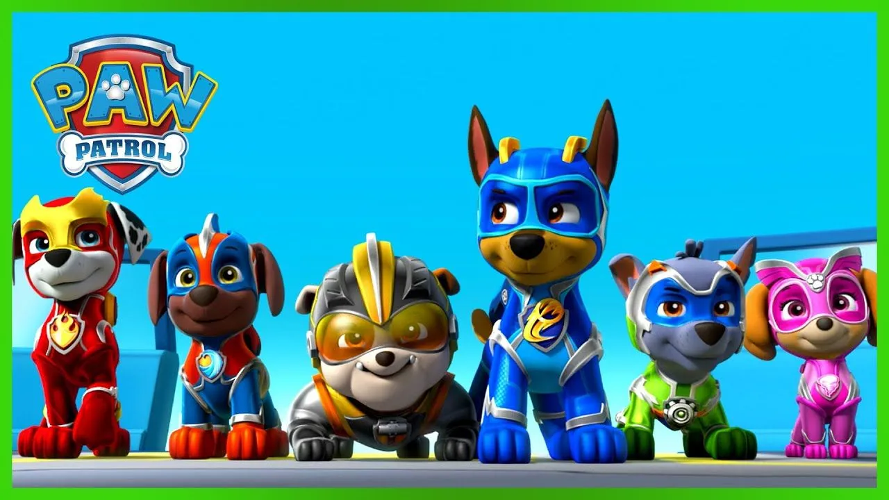 Los Mighty Pups Super Paws detienen un cohete espacial y más - PAW Patrol  Episodio Español - YouTube