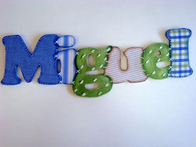 Miguel 6 letras | Cláudia COR Atelie de Pintura | Elo7 Miguel 6 letras | Cláudia COR Atelie de Pintura | Elo7