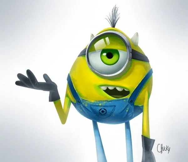 Minion-como-Mike-Wazowski-600x ...