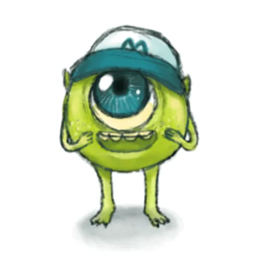 mike wazowski by Paint-kyn on deviantART