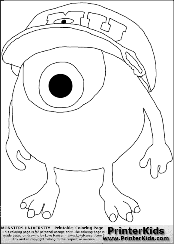 Mike wazowski para dibujar - Imagui