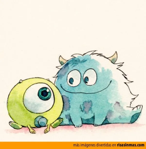 Mike Wazowski y Sulley de bebés. | Humor e imágenes divertidas ... Mike Wazowski y Sulley de bebés. | Humor e imágenes divertidas ...