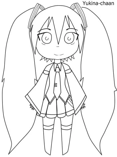 Miku Hatsune Chibi Para Colorear by Yukina-chaan on DeviantArt