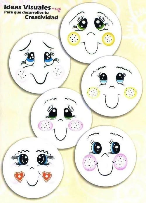 MIL ARTES MUJER: CARITAS DE MUÑECA Y MOLDES MIL ARTES MUJER: CARITAS DE MUÑECA Y MOLDES