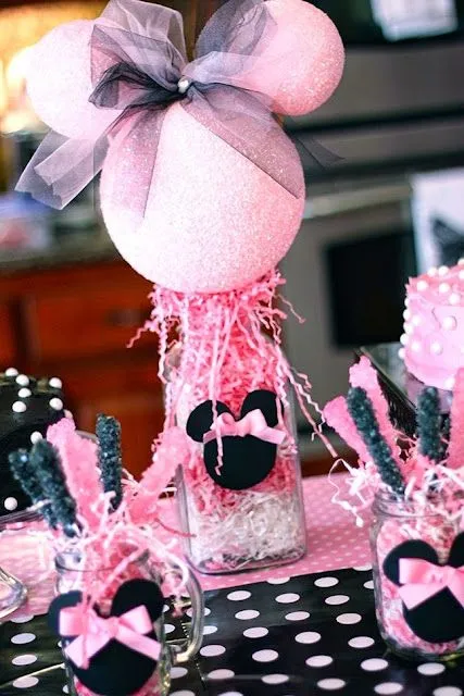 MIL ARTES MUJER: FIESTA INFANTIL: DECORACIÓN MINNIE MOUSE