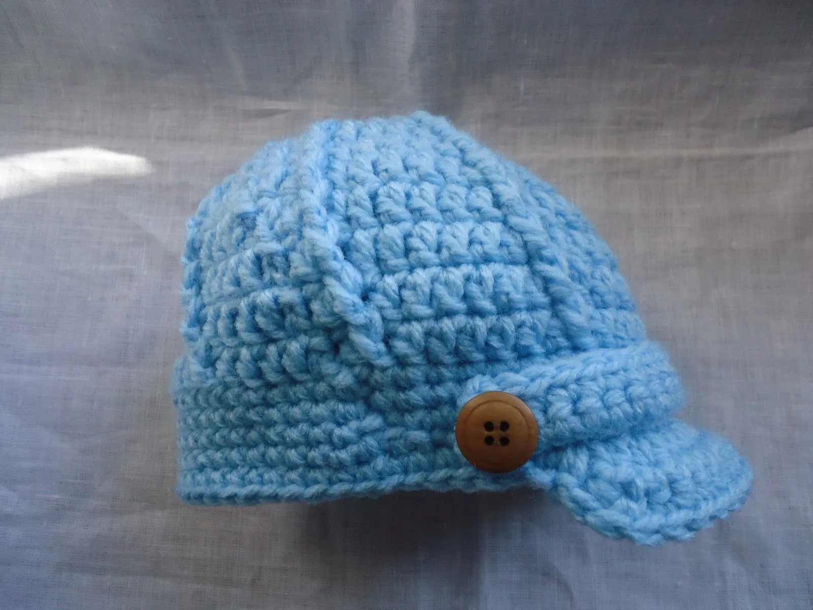 Gorro a crochet para bebé paso a paso - Imagui