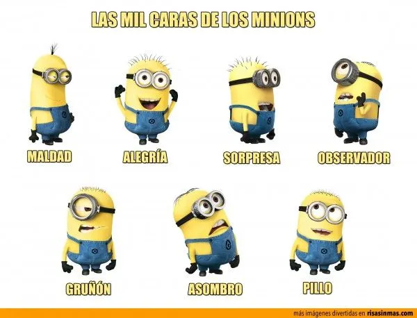 Las mil caras de los Minions