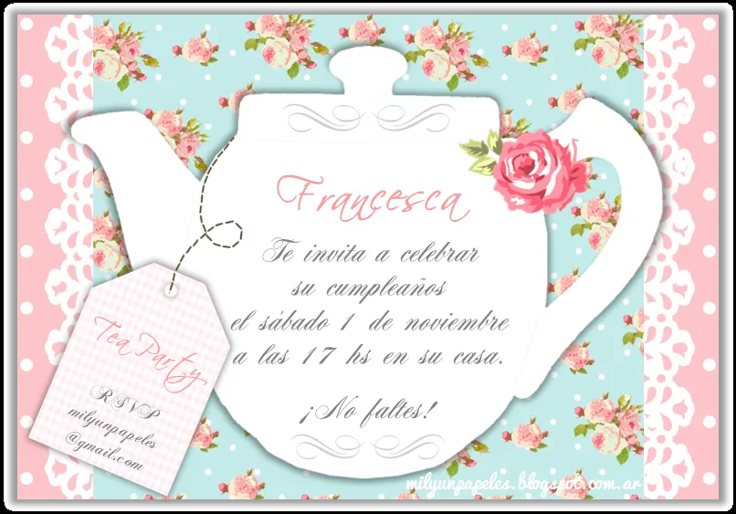 Mil y un papeles: Tea Party