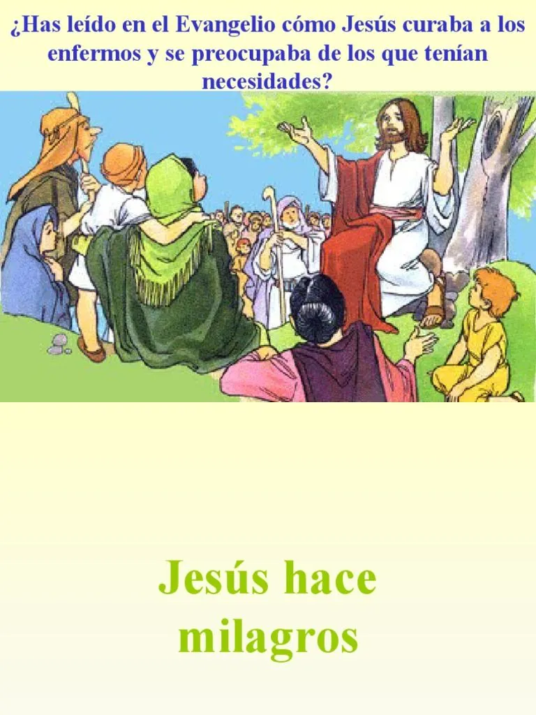 Milagros de Jesús | PDF | Jesús | San Pedro Milagros de Jesús | PDF | Jesús | San Pedro
