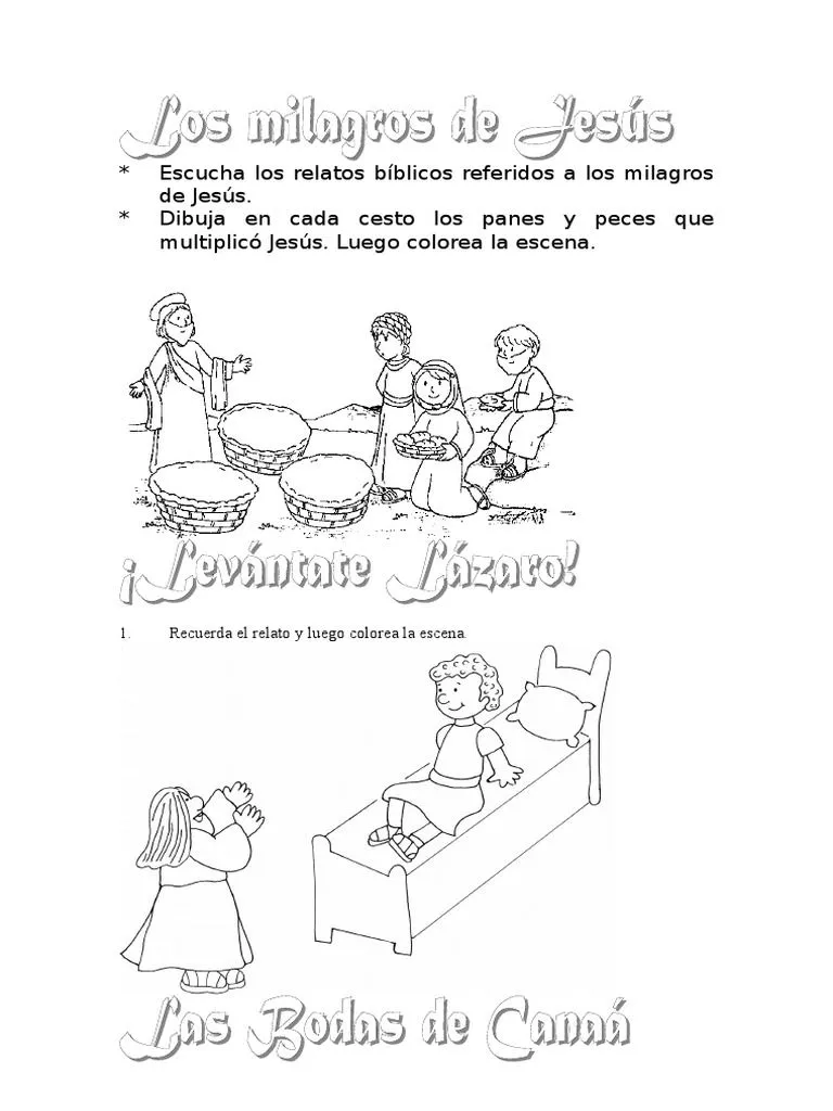 Los Milagros de Jesus | PDF | Oración | María, madre de Jesús Los Milagros de Jesus | PDF | Oración | María, madre de Jesús