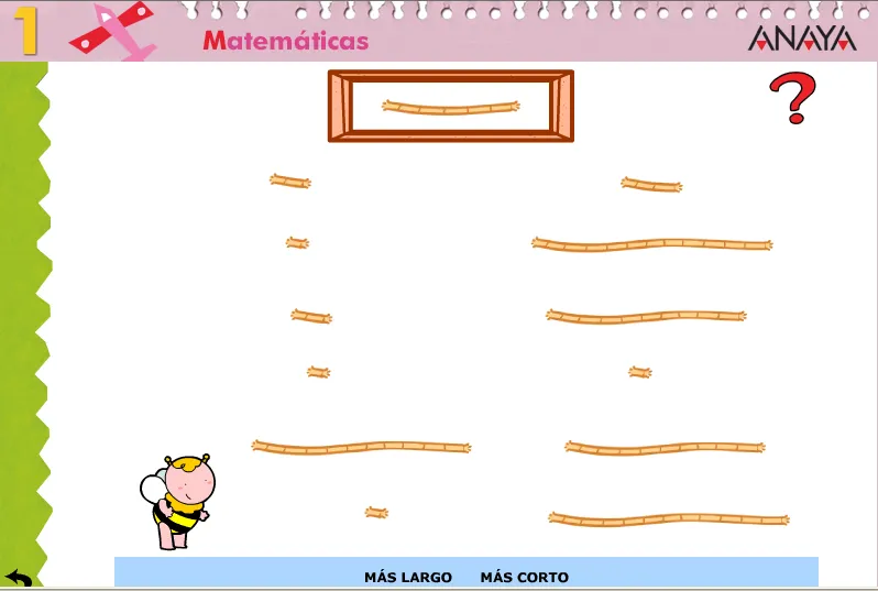 MilagroTIC: MATEMÁTICAS 1º - COMPARAR LONGITUDES - LA DECENA ...