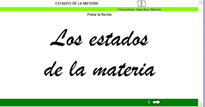 MilagroTIC: TEMA 6 - C. MEDIO - 5º - LA MATERIA: CAMBIOS DE ESTADO ...