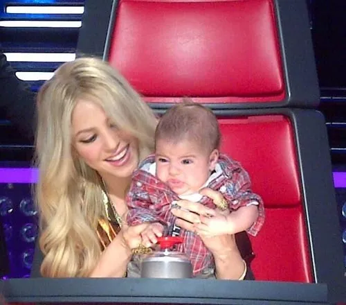 La primera vez de Milan, hijo de Shakira, en un plató de televisión