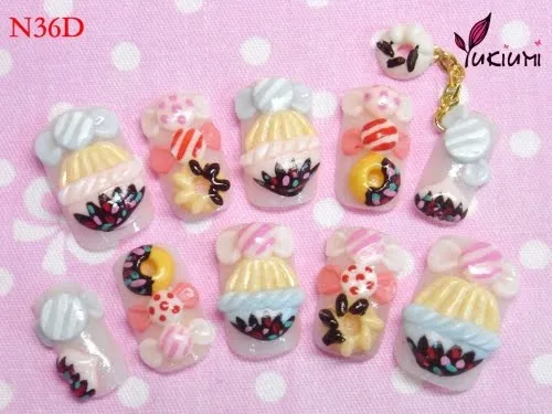 Miles de Diseños de Uñas: Lindos diseños de uñas en 3D, con ...