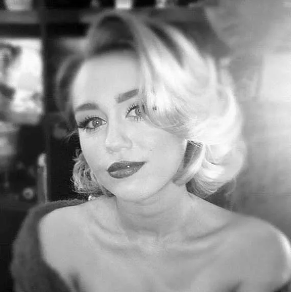 miley-cyrus-como-marilyn-monroe Foto de Miley Cyrus maquillada como ...