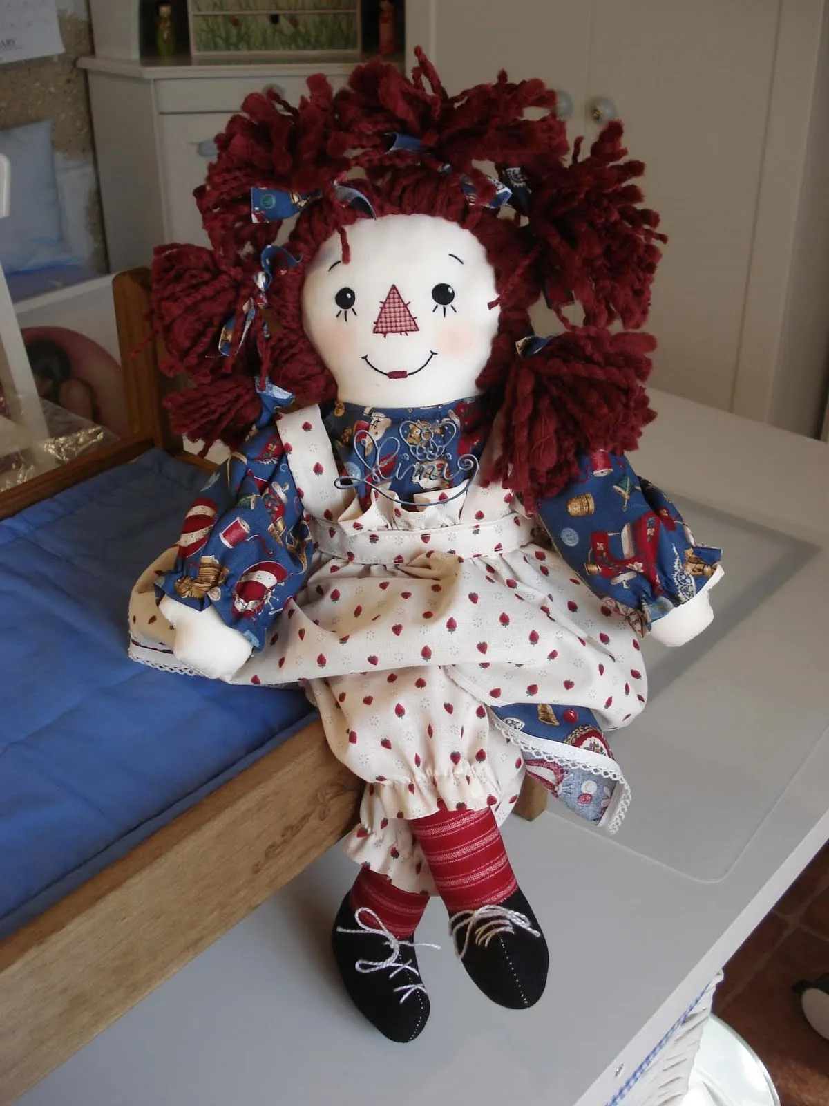 Mimi Haraposita, muñecas de tela hechas a mano.: Rosie, la Muñeca ... Mimi Haraposita, muñecas de tela hechas a mano.: Rosie, la Muñeca ...