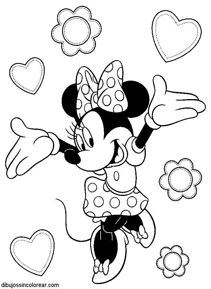 Mimi Mouse dibujos para colorear - Imagui