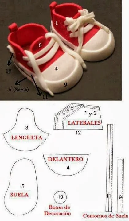 Mimin Dolls: mini tênis de EVA ou feltro | Making Footwear ... Mimin Dolls: mini tênis de EVA ou feltro | Making Footwear ...