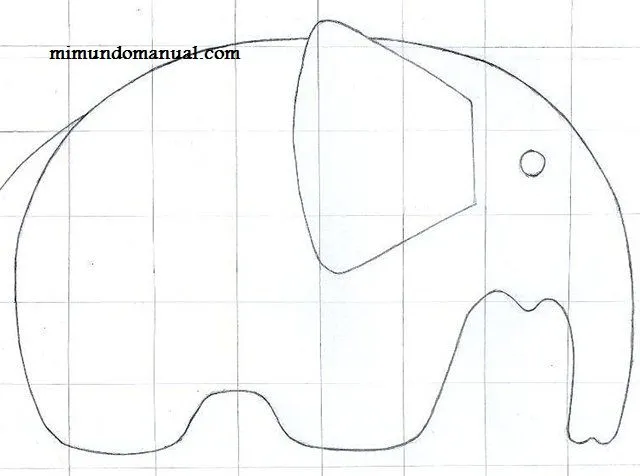 Moldes para hacer un elefante ~ Mimundomanual