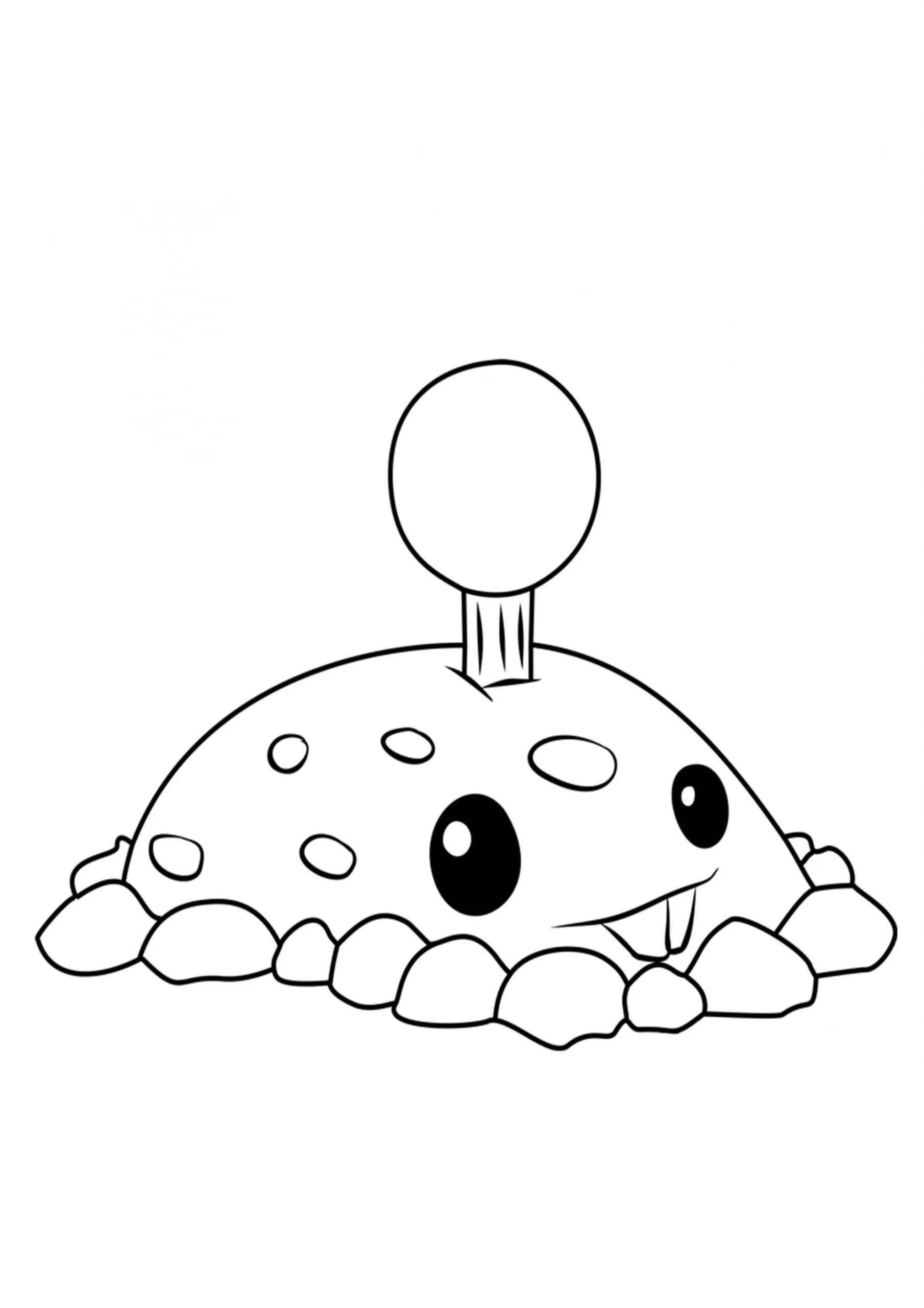 Mina de Patatas en Plants vs Zombie para colorear, imprimir e dibujar –  Dibujos-Colorear.Com