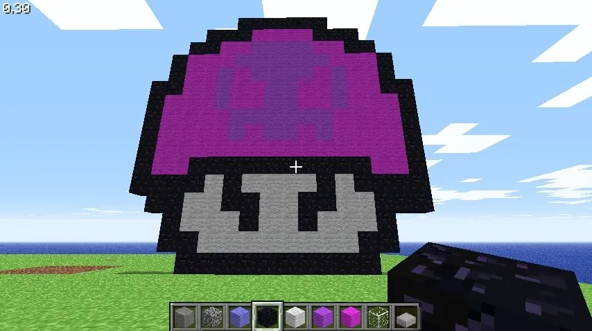 Mario bros hongo morado - Imagui