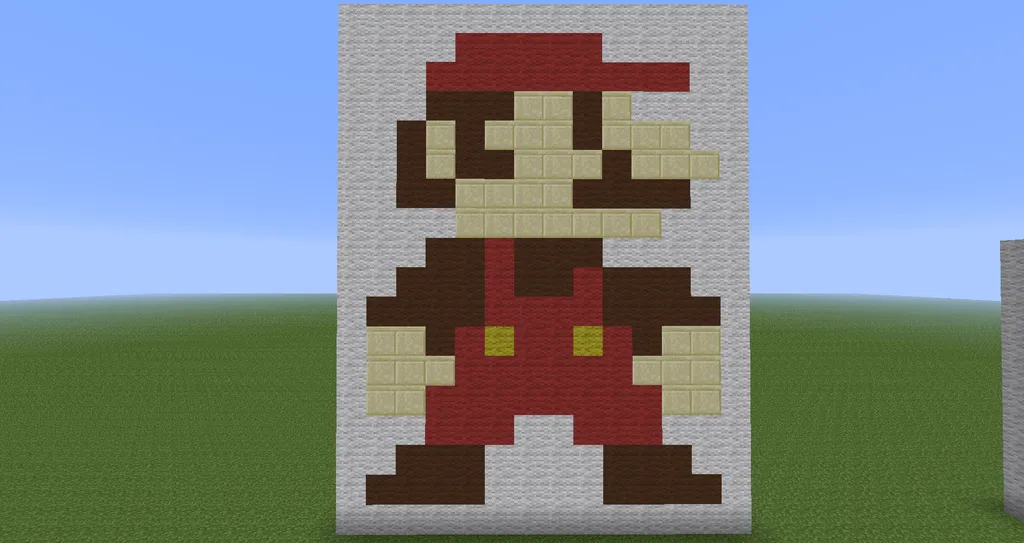 Minecraft Pixel Art : Super Mario by Diablofr91 on DeviantArt