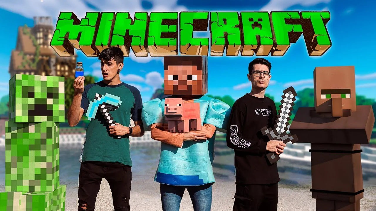 MINECRAFT EN LA VIDA REAL - EL PELIGROSO MUNDO DE STEVE - YouTube