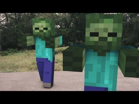 Minecraft: Zombie Attack - YouTube
