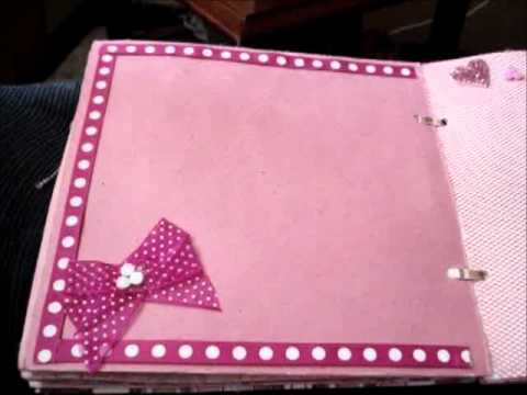 Mi Primer Mini Album Scrapbook - YouTube