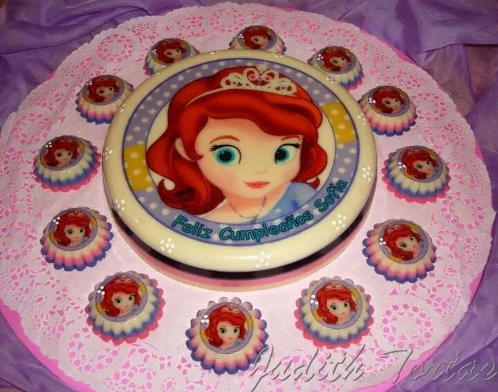 Mini gelatinas "Princesa Sofia" | Gelatinas "Judith Tortas ... Mini gelatinas "Princesa Sofia" | Gelatinas "Judith Tortas ...