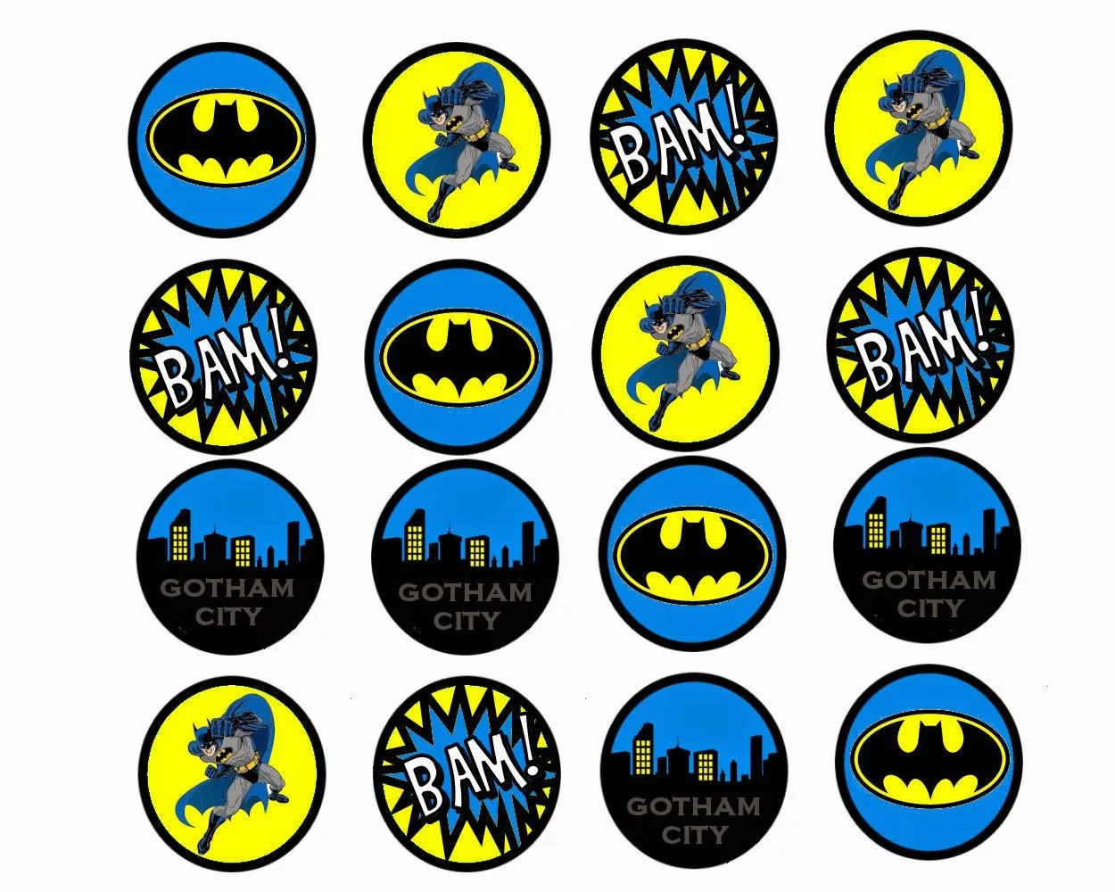 Mini Kit de Batman para Imprimir Gratis. | Ideas y material gratis ... Mini Kit de Batman para Imprimir Gratis. | Ideas y material gratis ...