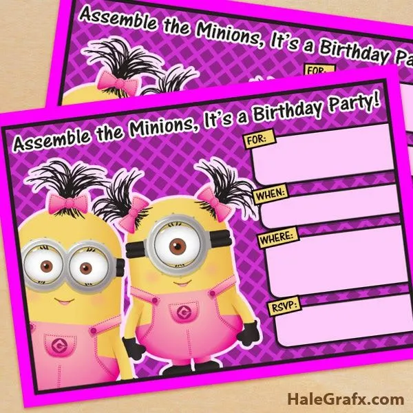 Mini Kit de Minions chicas. | Ideas y material gratis para fiestas ... Mini Kit de Minions chicas. | Ideas y material gratis para fiestas ...