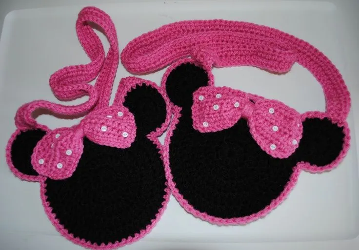 Mini Mouse carteras al crochet - Imagui