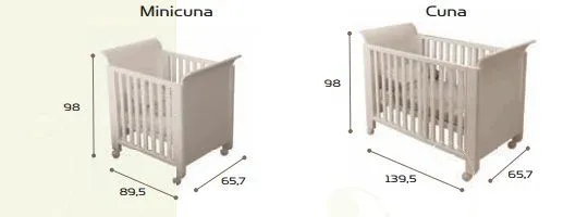 Minicuna-Cuna covertible Coccu - Curve - mibebestore