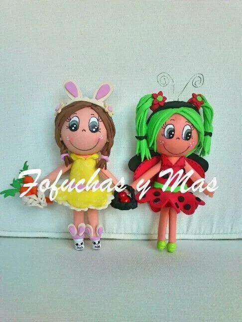 Minifofuchas animalitos, con iman para la nevera. Fofuchas y Más ... Minifofuchas animalitos, con iman para la nevera. Fofuchas y Más ...