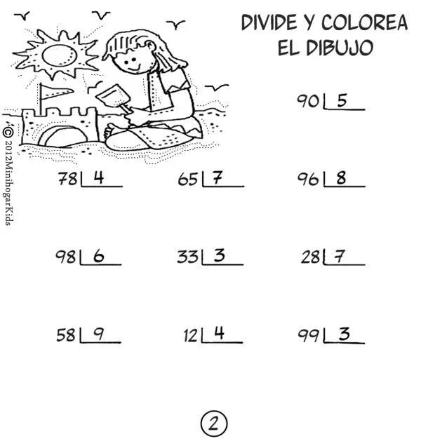MinihogarKids: DIVISIONES DE 2, 3 Y 4 CIFRAS EN EL DIVIDENDO Y 1 CIFRA EN EL DIVISOR MinihogarKids: DIVISIONES DE 2, 3 Y 4 CIFRAS EN EL DIVIDENDO Y 1 CIFRA EN EL DIVISOR