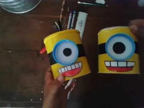 MINION: dulcero con lata o bote de leche ... MINION: dulcero con lata o bote de leche ...