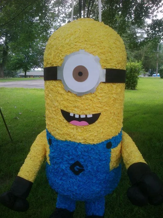 Minion - pinata | Alex 8th bday | Pinterest | Minions, Etsy and Yellow