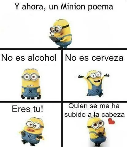 Y Ahora un Minion Poema!!! :') | Minions♥ | Pinterest | Minions