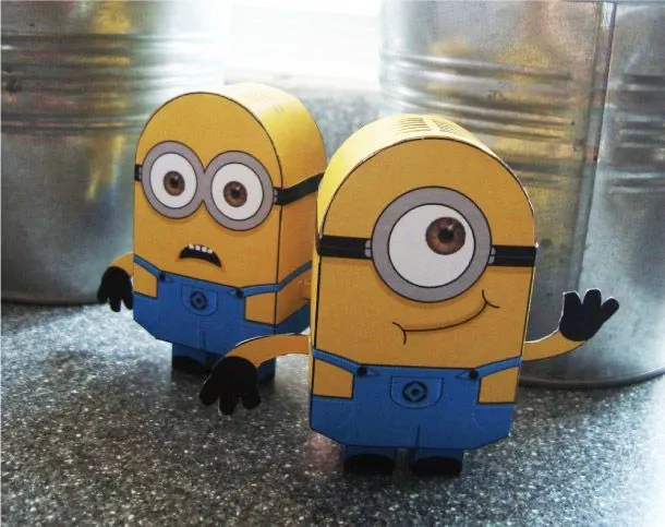 Minions 3d para imprimir y armar gratis | Party Ideas for ... Minions 3d para imprimir y armar gratis | Party Ideas for ...