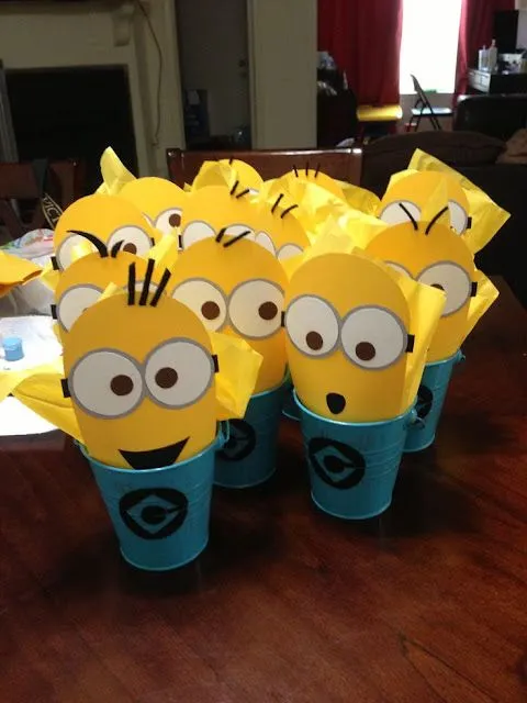 Minions: centros de mesa, dulceros, recuerdos de fiesta, sorpresas ...